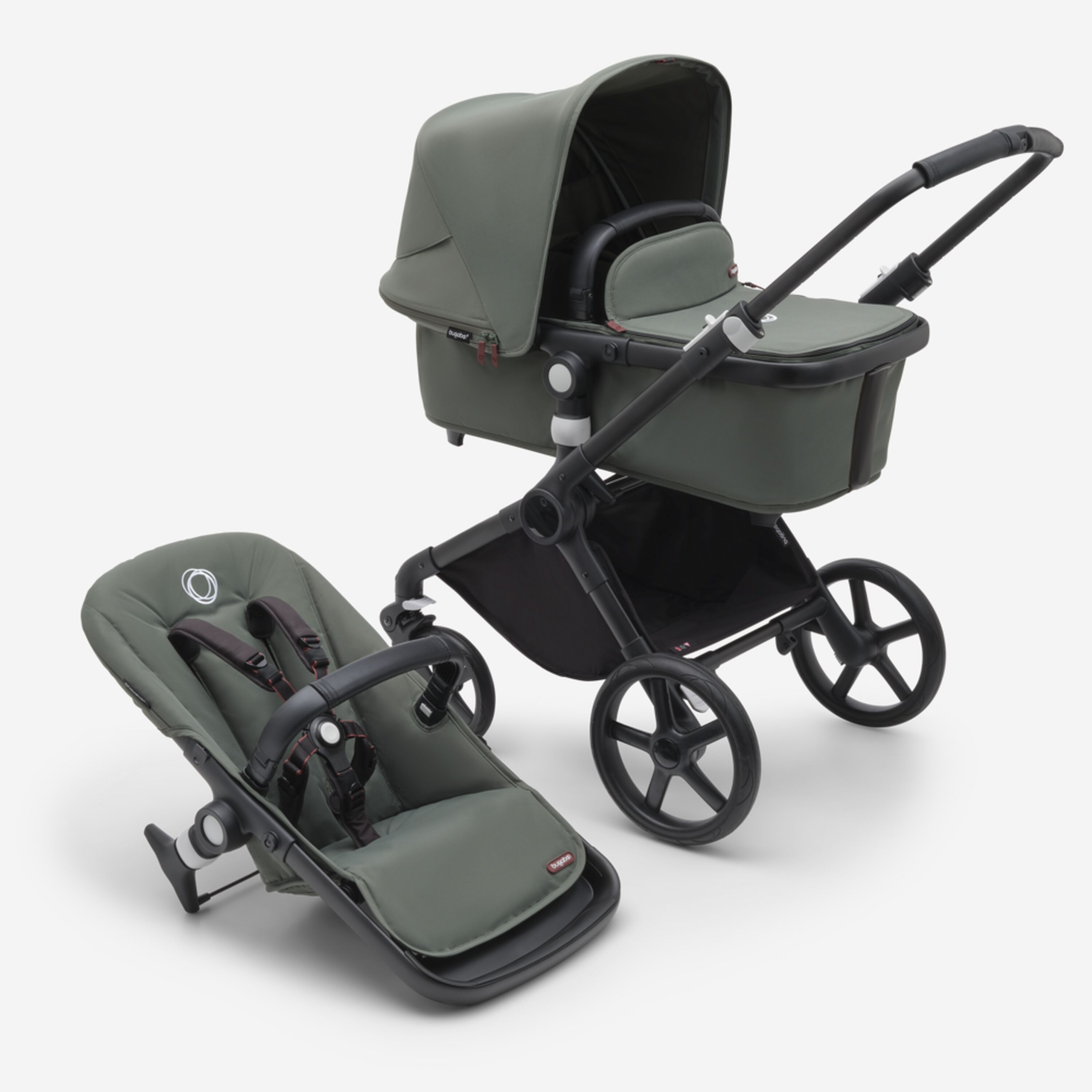 Bugaboo Fox Cub complete BLACK/FOREST GREEN-FOREST GREEN - Main Modal Image Slide 2 of 2