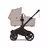 Bugaboo Donkey 6 2-in-1  pram black base, desert taupe melange fabrics, desert taupe melange sun canopy - Thumbnail Slide 2 of 10
