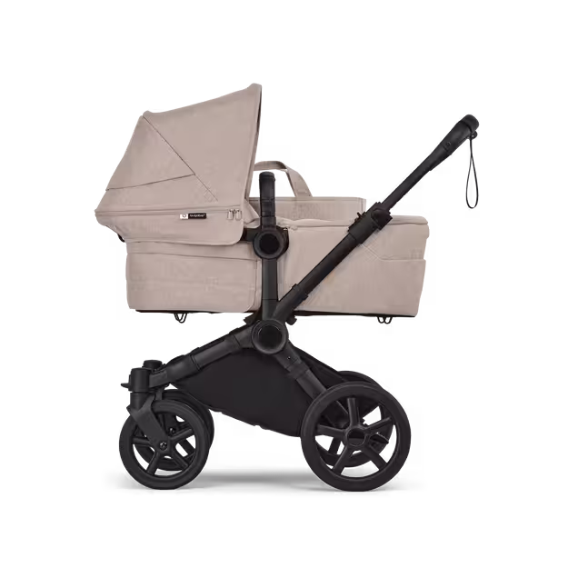 Bugaboo Donkey 6 2-in-1  pram black base, desert taupe melange fabrics, desert taupe melange sun canopy - Main Image Slide 2 of 10