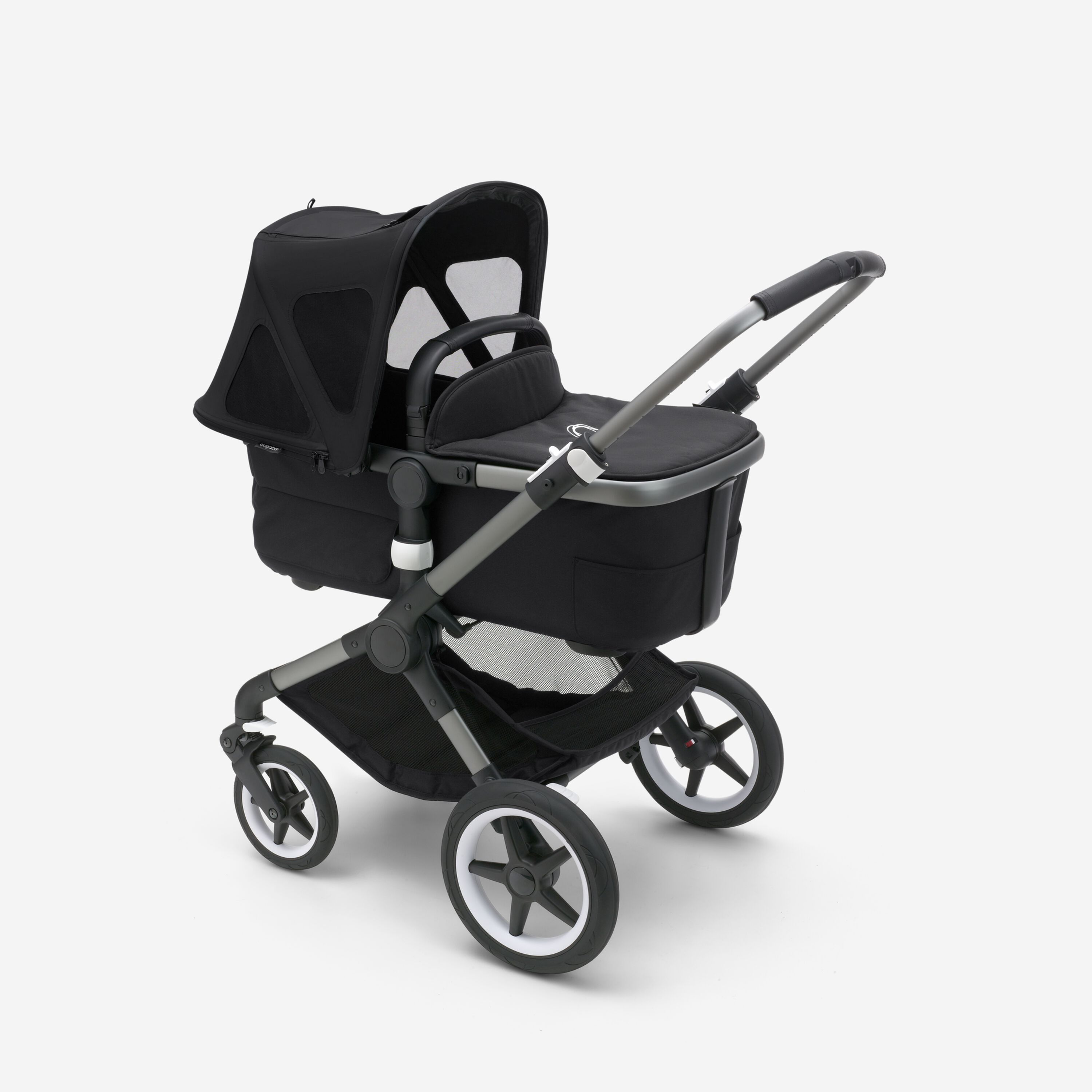Bugaboo Fox/Cameleon3/Lynx breezy sun canopy MIDNIGHT BLACK - Main Modal Image Slide 2 of 5