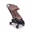 Bugaboo x Konges SlØjd limited edition Butterfly 2 travel pram black base, dusty pink fabrics, dusty pink sun canopy - Thumbnail Slide 1 of 8