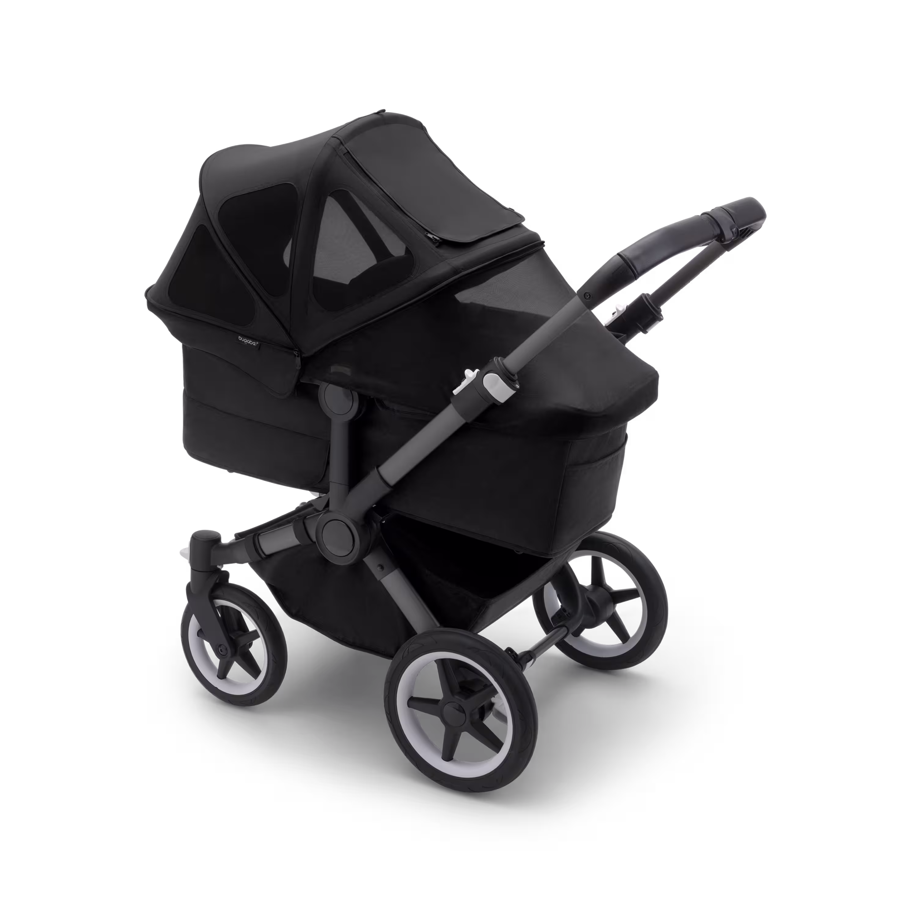 Refurbished Bugaboo Donkey 5 sun canopy MIDNIGHT BLACK - Main Modal Image Slide 4 of 4