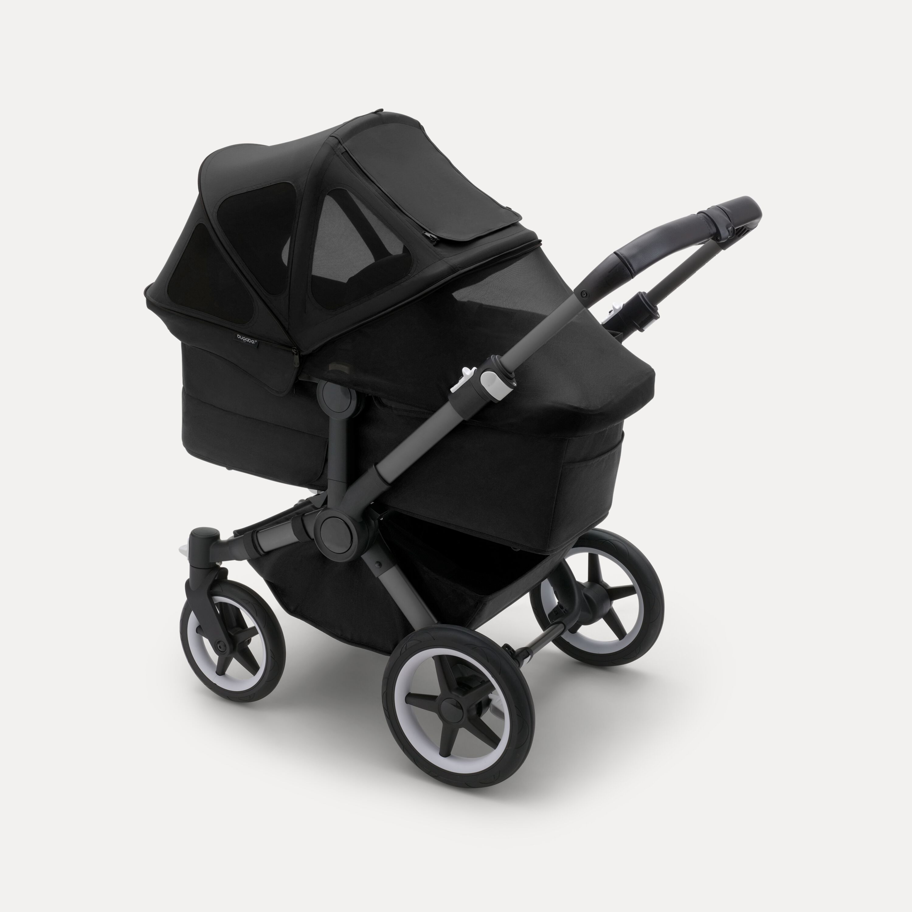 Refurbished Bugaboo Donkey 5 sun canopy MIDNIGHT BLACK - Main Modal Image Slide 4 of 4