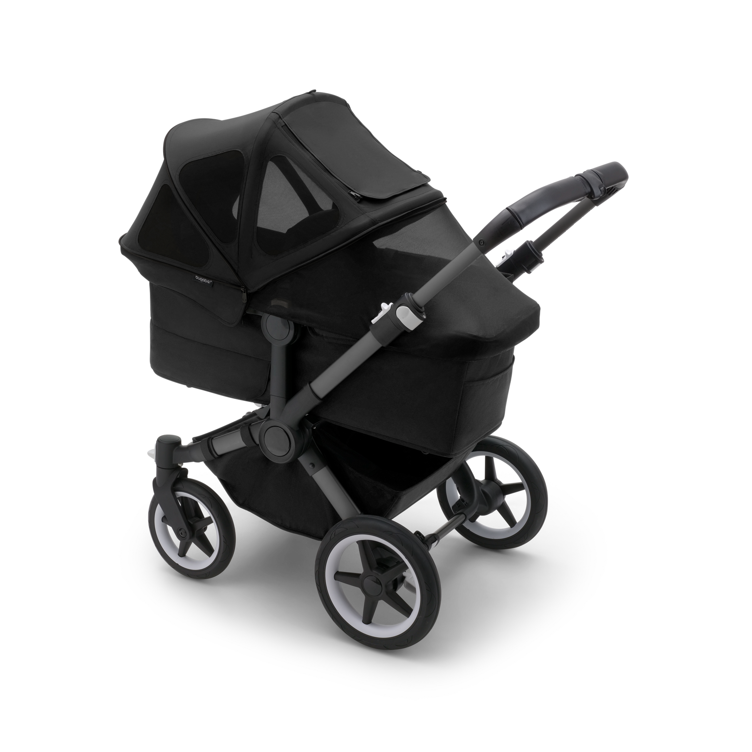 Refurbished Bugaboo Donkey 5 sun canopy MIDNIGHT BLACK - Thumbnail Slide 4 of 4