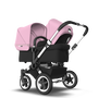 US - D2D stroller bundle aluminum, black, soft pink - Thumbnail Slide 1 of 3