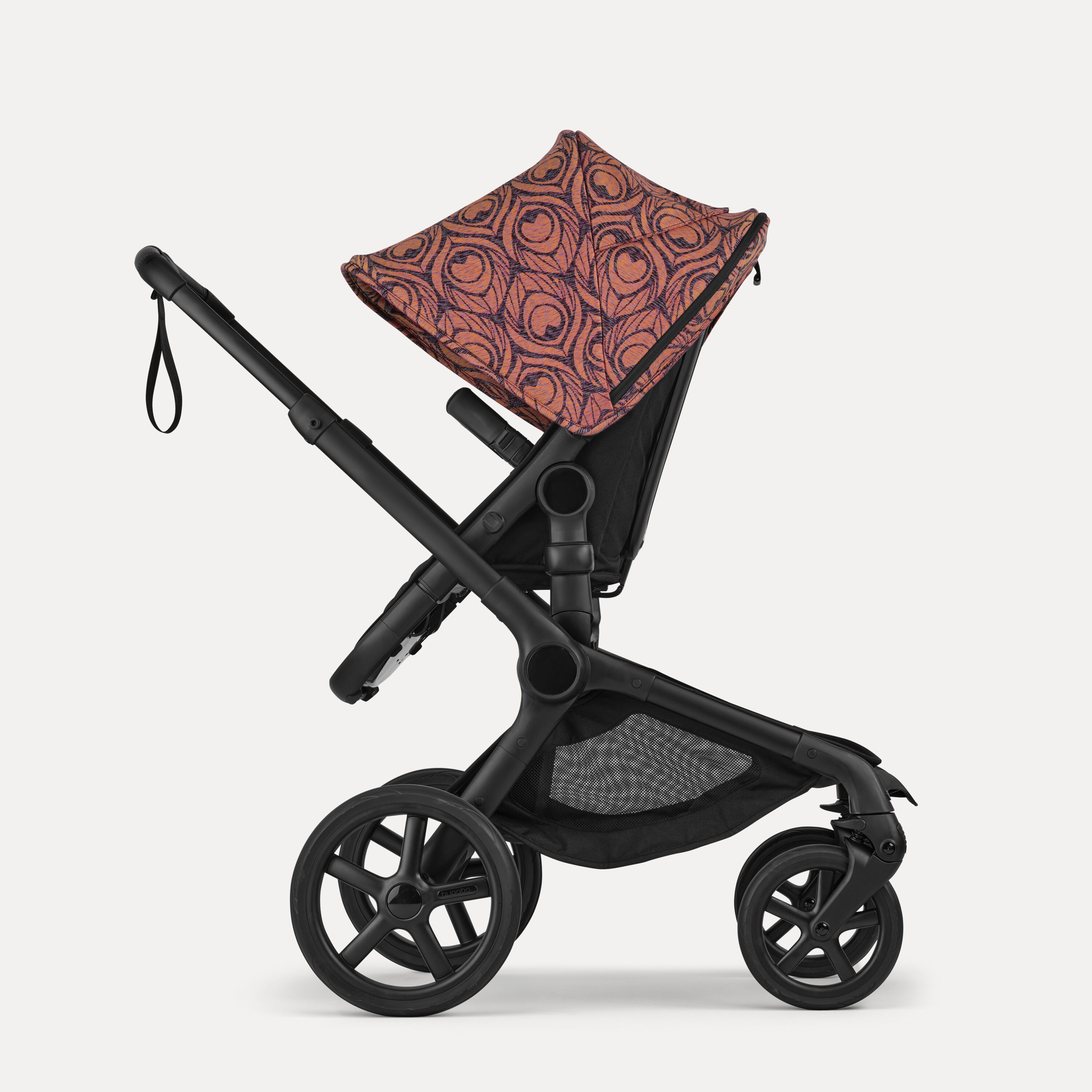 Bugaboo X Artipoppe Fox 5 Renew Limited Edition 2-in-1 pushchair black base, heritage black fabrics, bugaboo x artipoppe sun canopy - Main Modal Image Slide 3 of 10