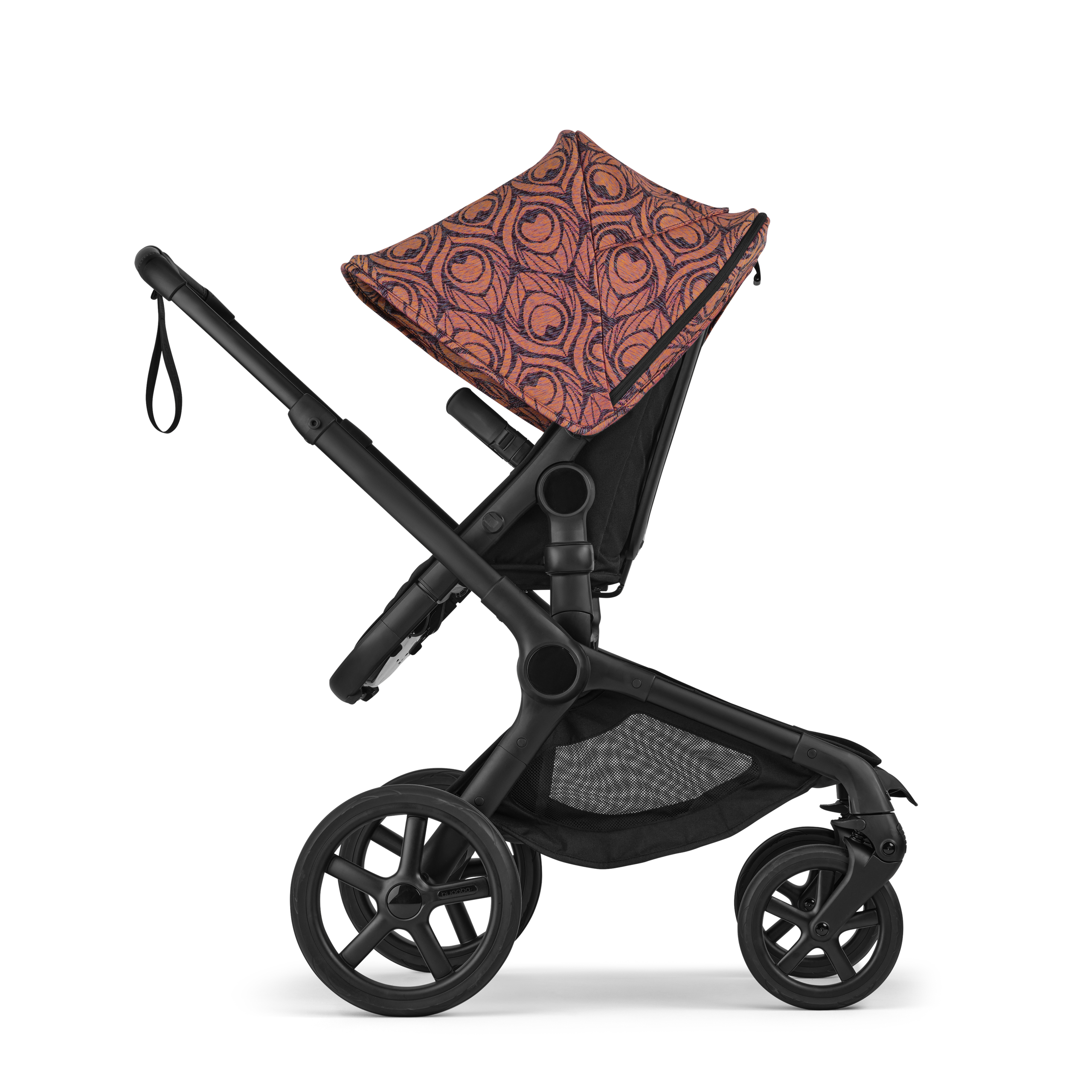 Bugaboo X Artipoppe Fox 5 Renew Limited Edition 2-in-1 pushchair black base, heritage black fabrics, bugaboo x artipoppe sun canopy - Thumbnail Slide 3 of 10
