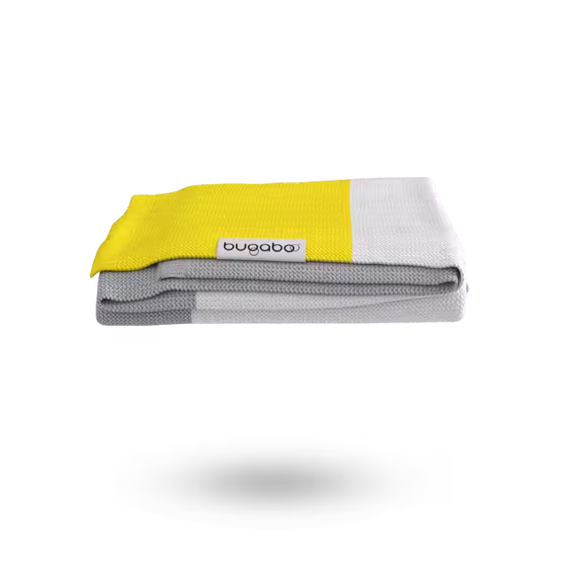 Bugaboo Light Cotton Blanket - BRIGHT YELLOW MULTI - Main Image Slide 1 of 10