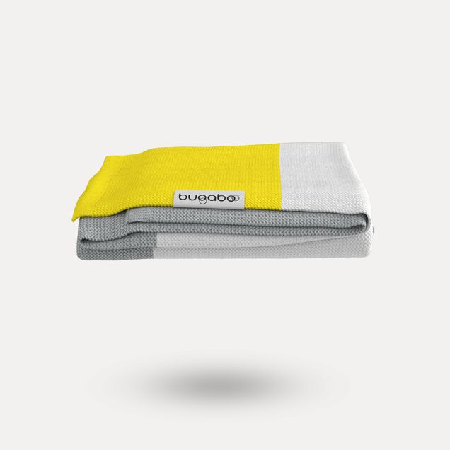 Bugaboo Light Cotton Blanket - BRIGHT YELLOW MULTI - Main Image Slide 1 of 10
