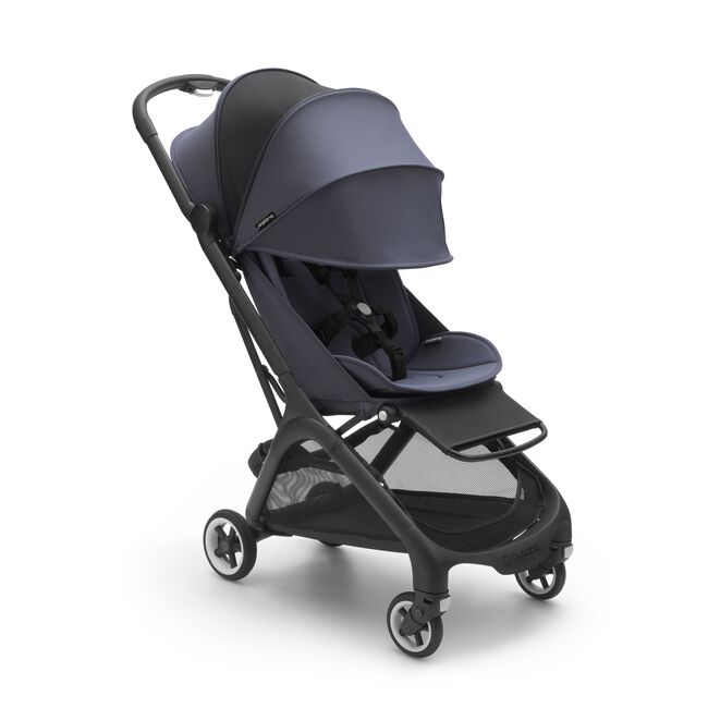 Refurbished Bugaboo Butterfly complete Black/Stormy blue - Stormy blue - Main Image Slide 4 of 18