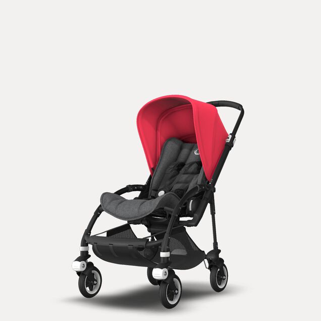 US - B5 stroller bundle black, GM, neon red - Main Image Slide 1 of 2