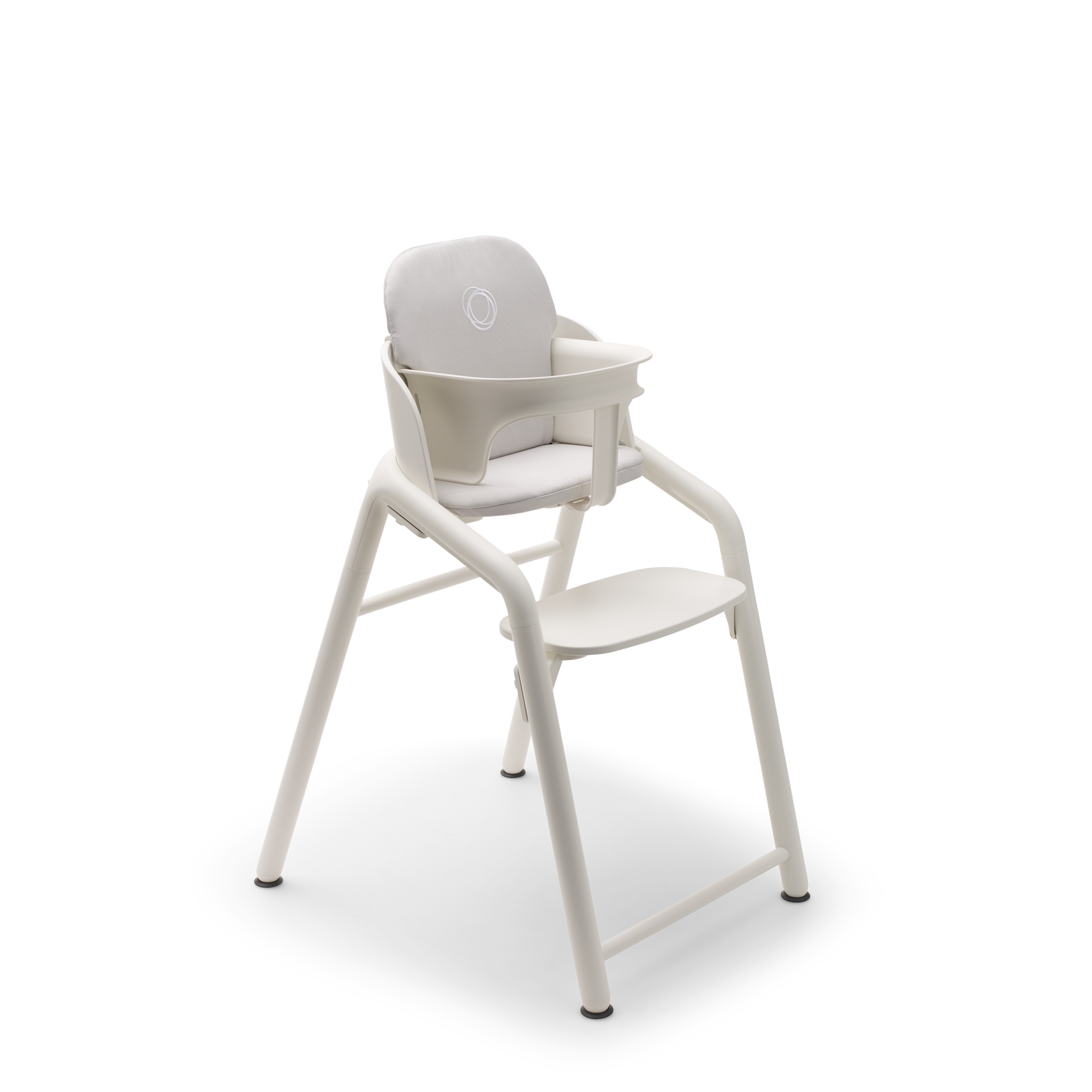 Bugaboo Giraffe chair with baby set and baby pillow set in white. - Thumbnail Slide 2 of 3