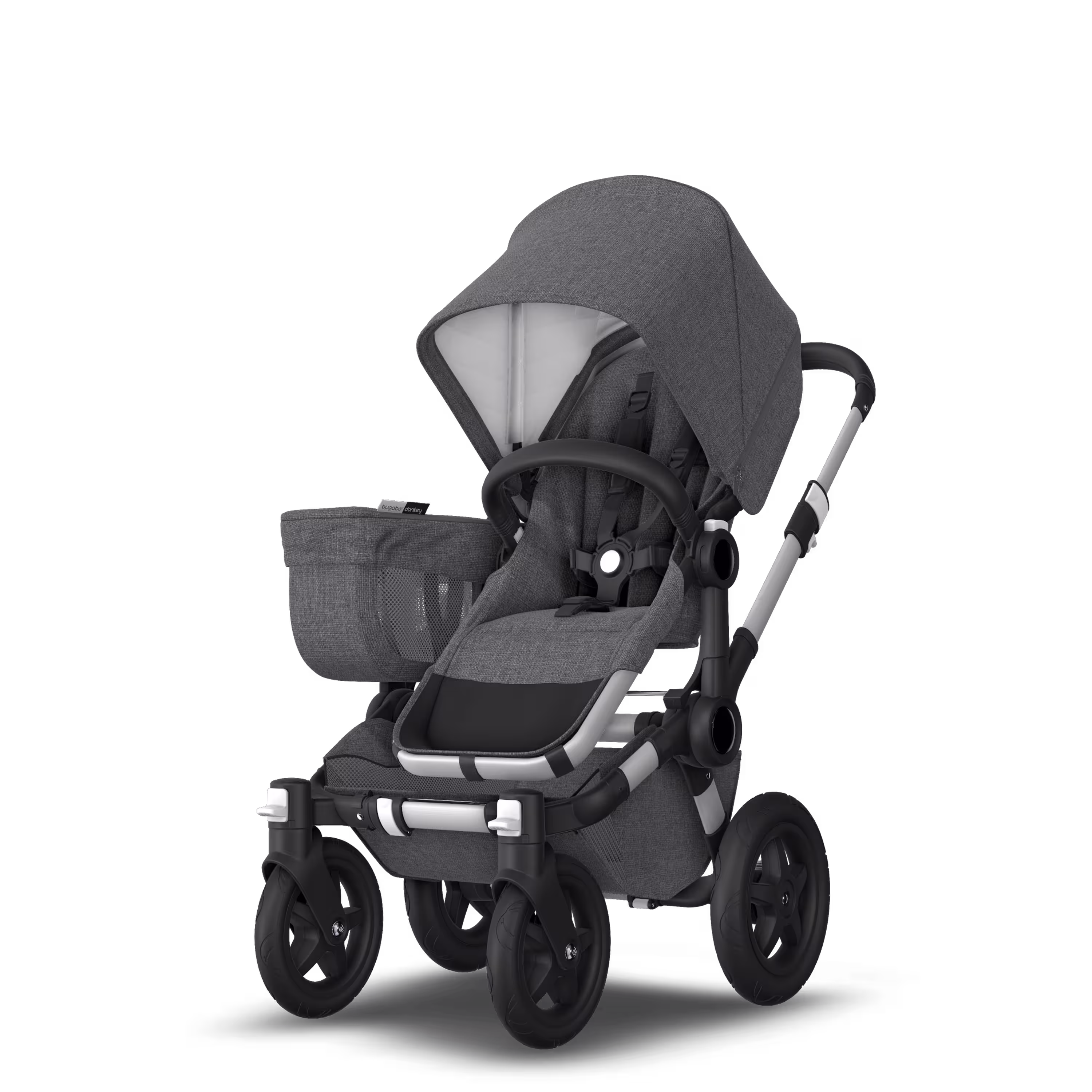 Refurbished Bugaboo Donkey2 Classic mono complete US ALU/GREY MELANGE - Main Modal Image Slide 5 of 7