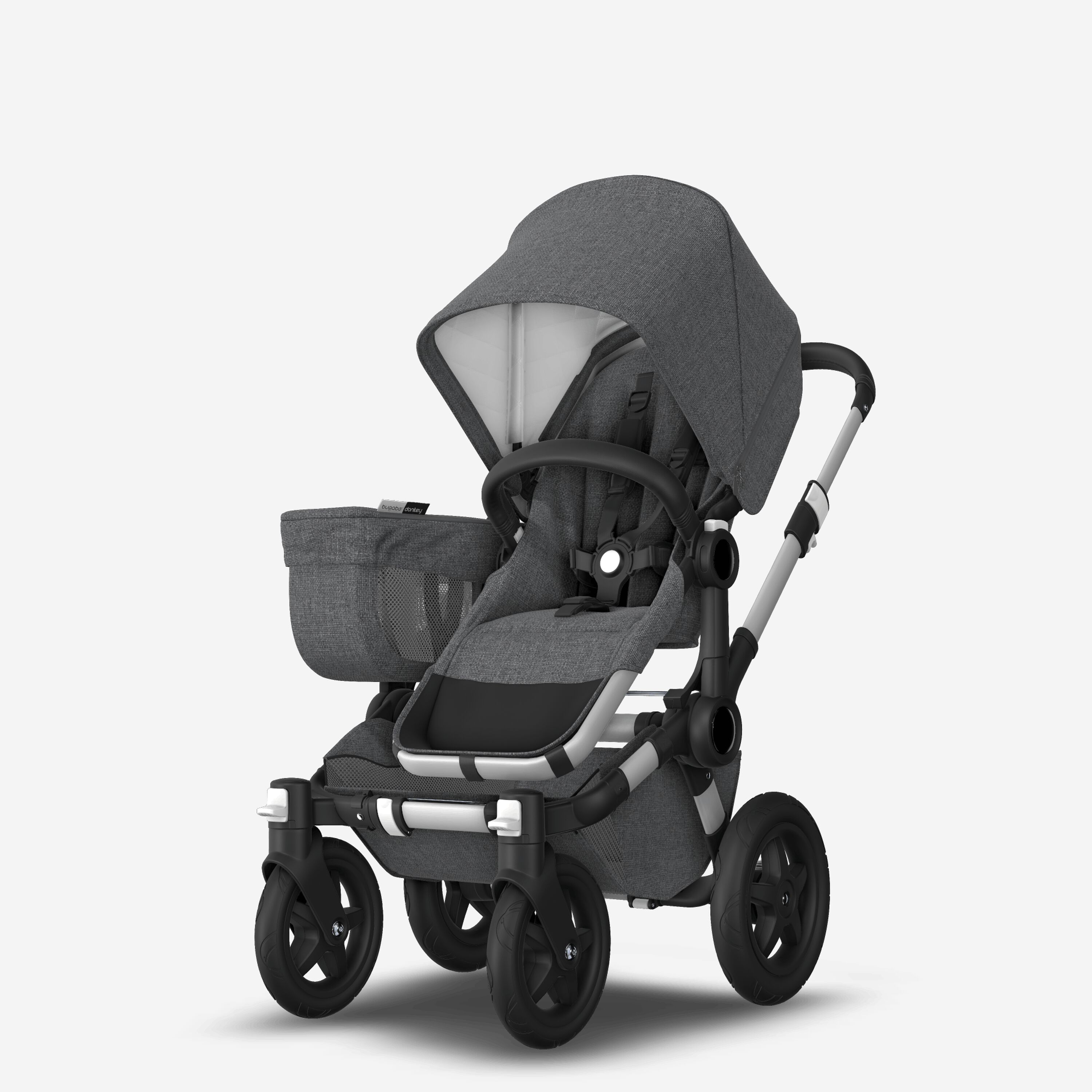 Refurbished Bugaboo Donkey2 Classic mono complete US ALU/GREY MELANGE - Main Modal Image Slide 5 of 7