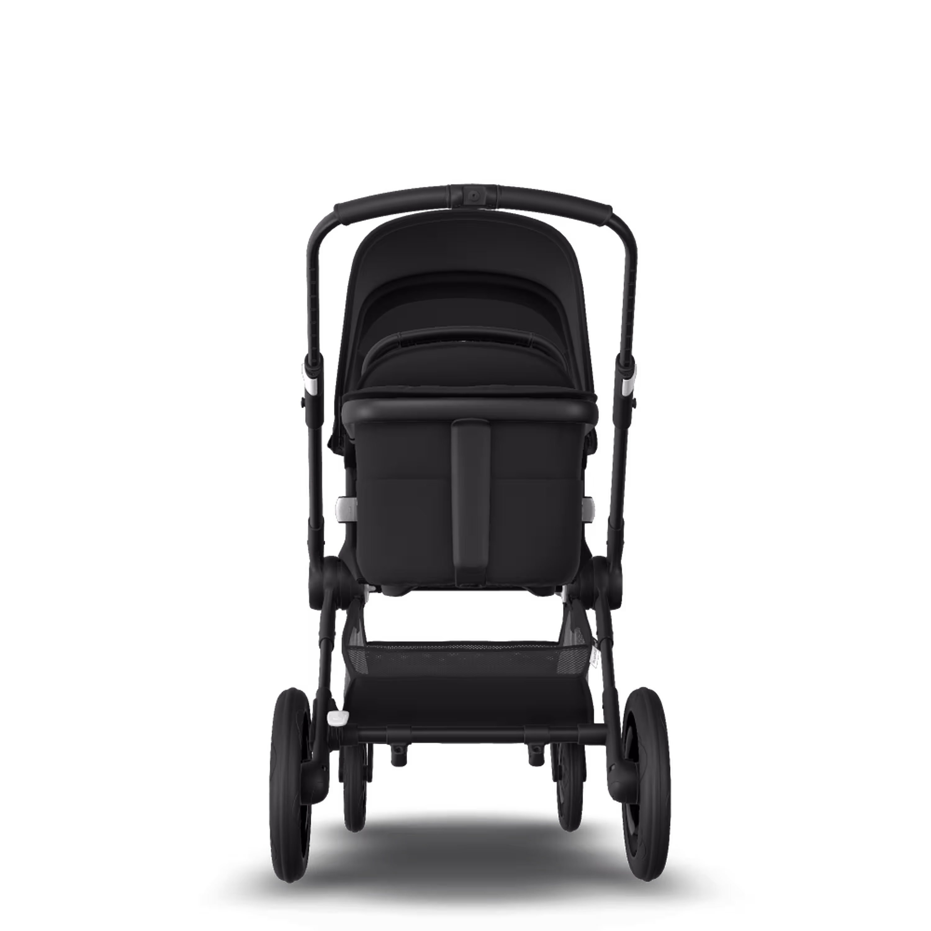 Bugaboo Fox 2 seat and bassinet stroller black sun canopy, black fabrics, black base - Main Modal Image Slide 3 of 10