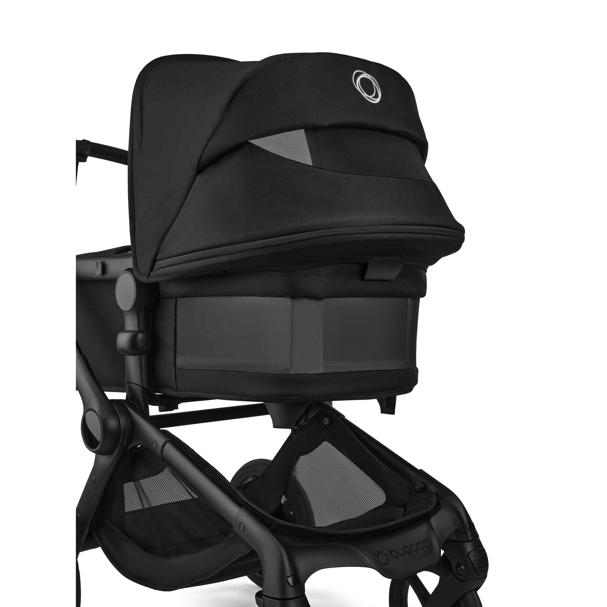 Bugaboo Fox 5 Renew 2-in-1 pram black base, forest green fabrics, forest green sun canopy - Thumbnail Slide 6 of 13