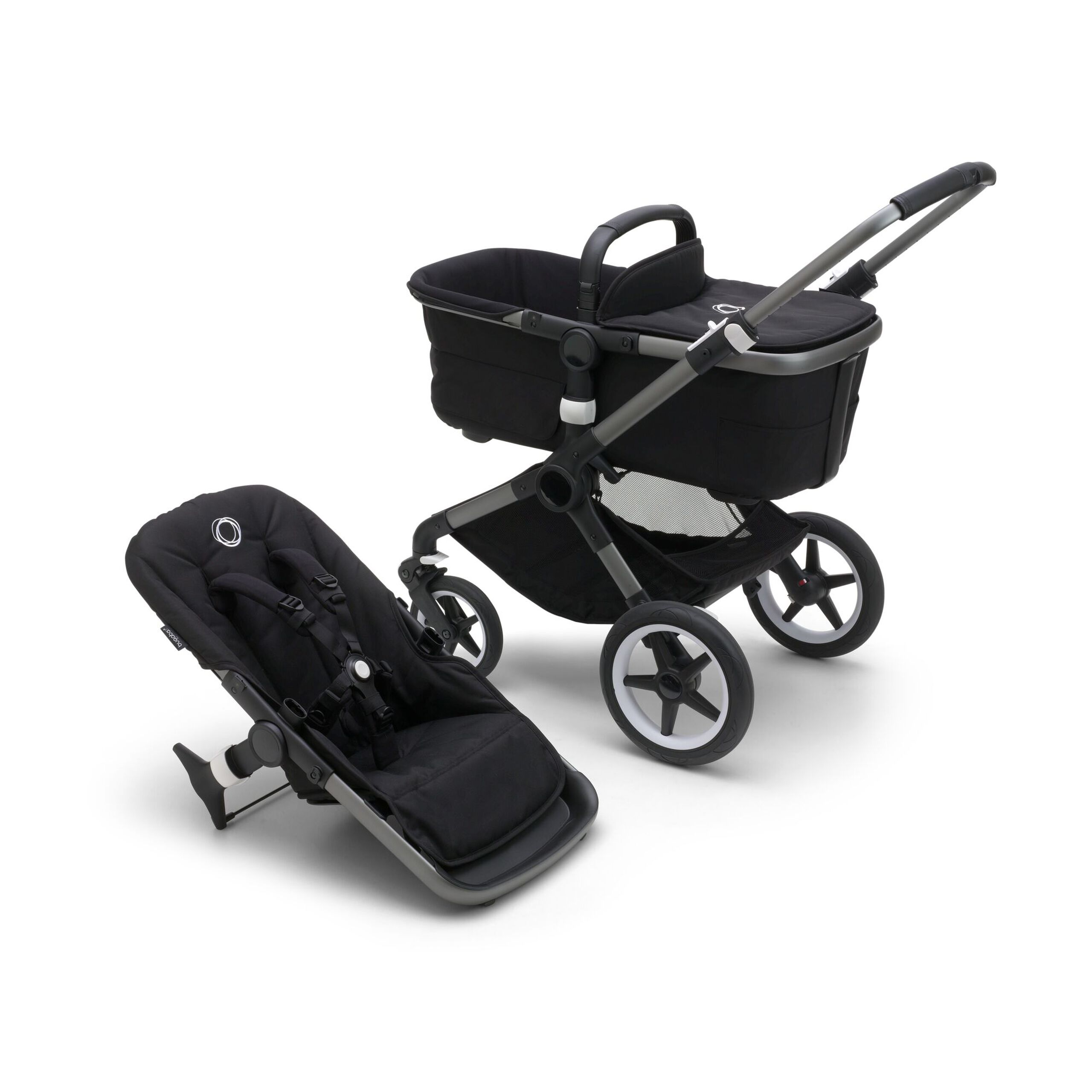 Bugaboo Fox 3 base ASIA GRAPHITE/MIDNIGHT BLACK - Thumbnail Slide 2 of 2