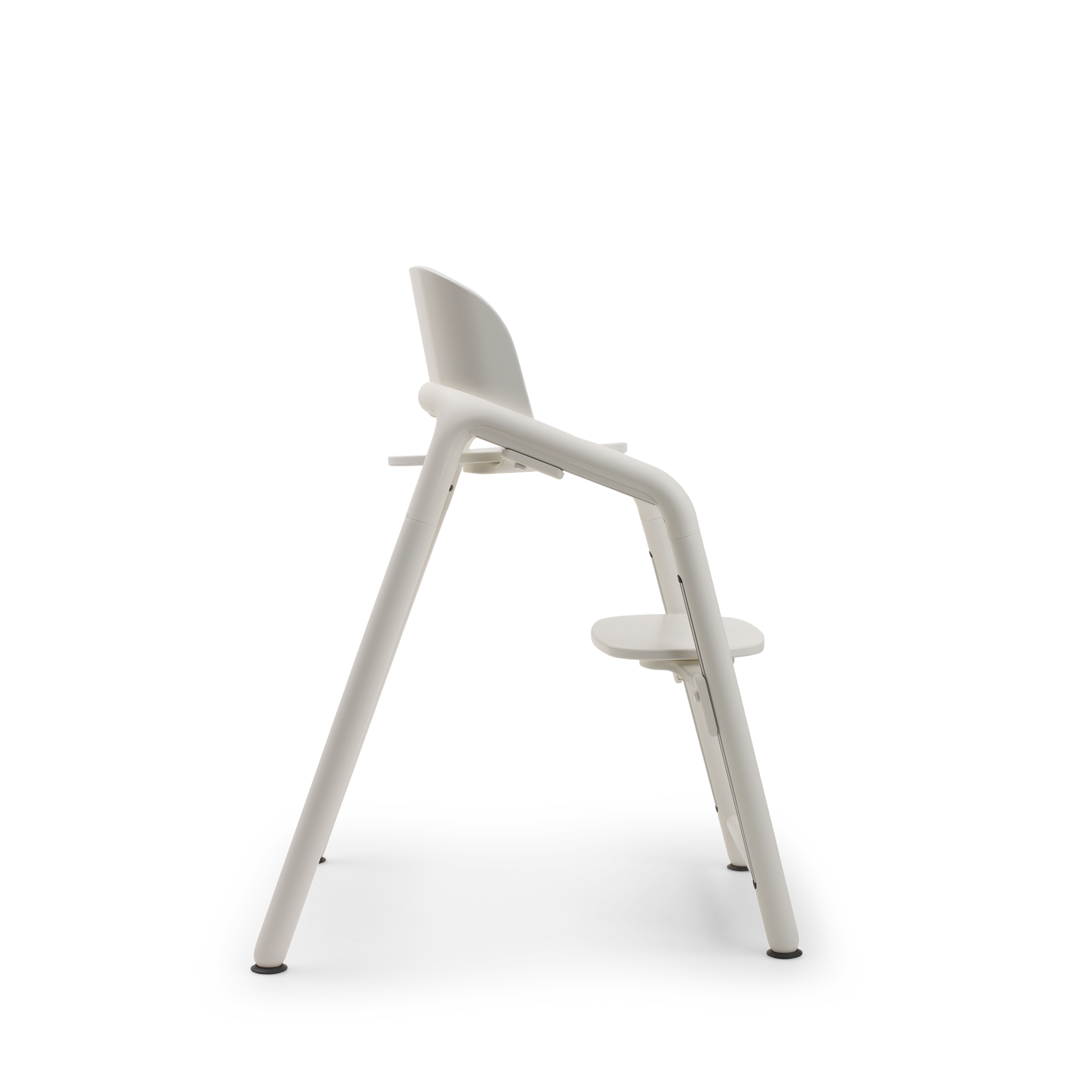 Side view of the Bugaboo Giraffe chair in white. - Thumbnail Slide 5 of 6