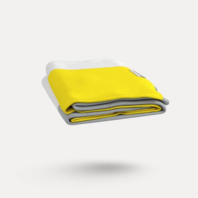 Bugaboo Light Cotton Blanket - BRIGHT YELLOW MULTI - Main Image Slide 4 of 10