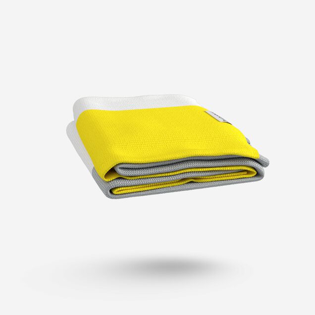 Bugaboo Light Cotton Blanket - BRIGHT YELLOW MULTI - Main Image Slide 4 of 10