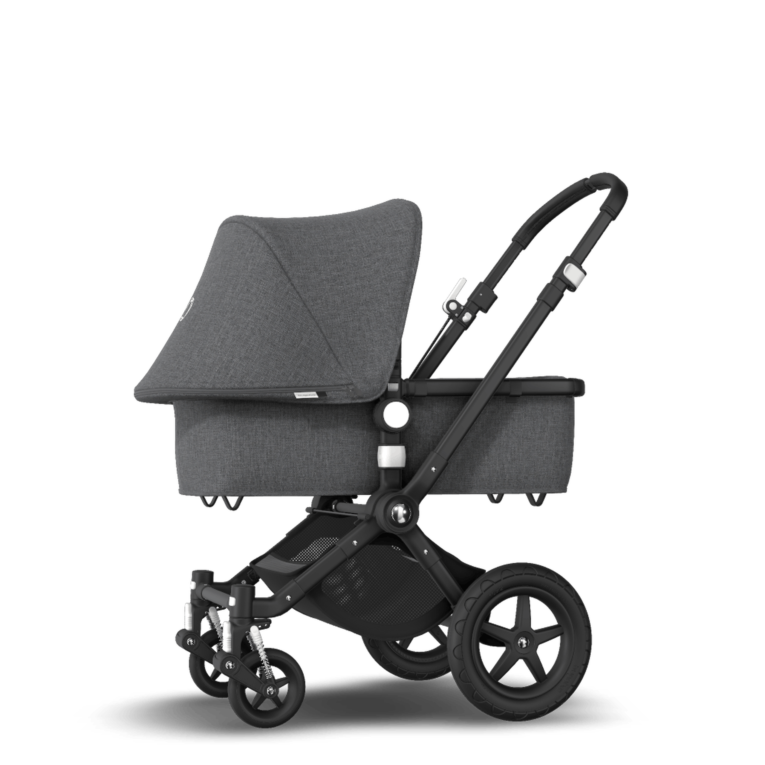Refurbished Bugaboo Cameleon3plus complete BLACK/GREY MELANGE-GREY MELANGE - Thumbnail Slide 2 of 9