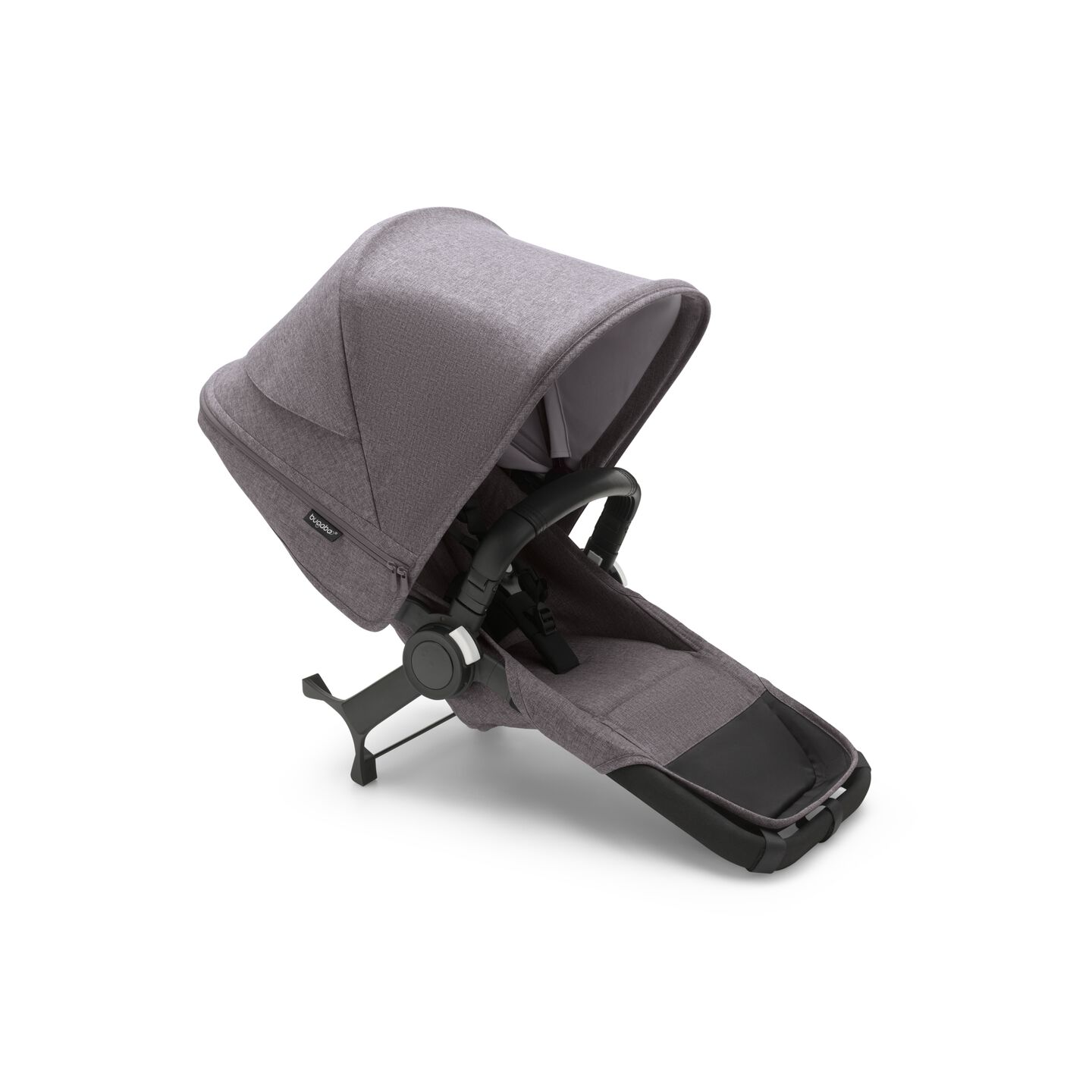 Bugaboo Donkey 5 Duo extension set complete Grey mélange sun canopy