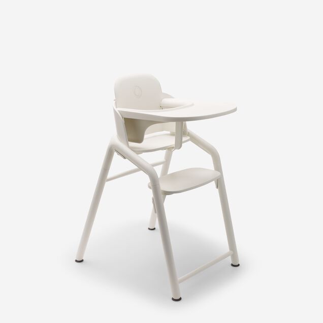 Bugaboo Giraffe chair with baby set and tray in white. - Main Image Slide 2 of 3
