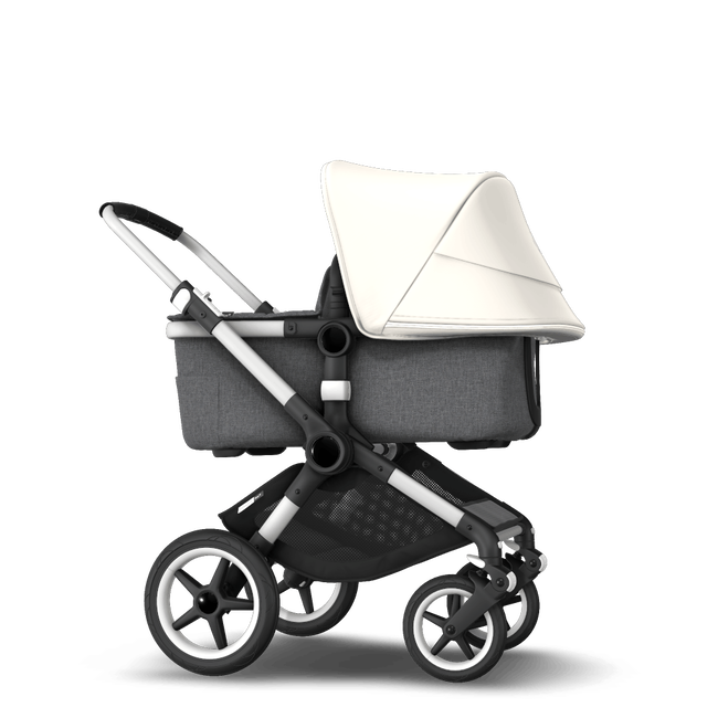 Bugaboo Fox 2 and seat stroller Fresh White Sun Canopy, Grey