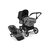 Bugaboo Donkey 5 Mono 2-in-1 stroller graphite base, grey mélange fabrics, midnight black sun canopy - Thumbnail Slide 1 of 12