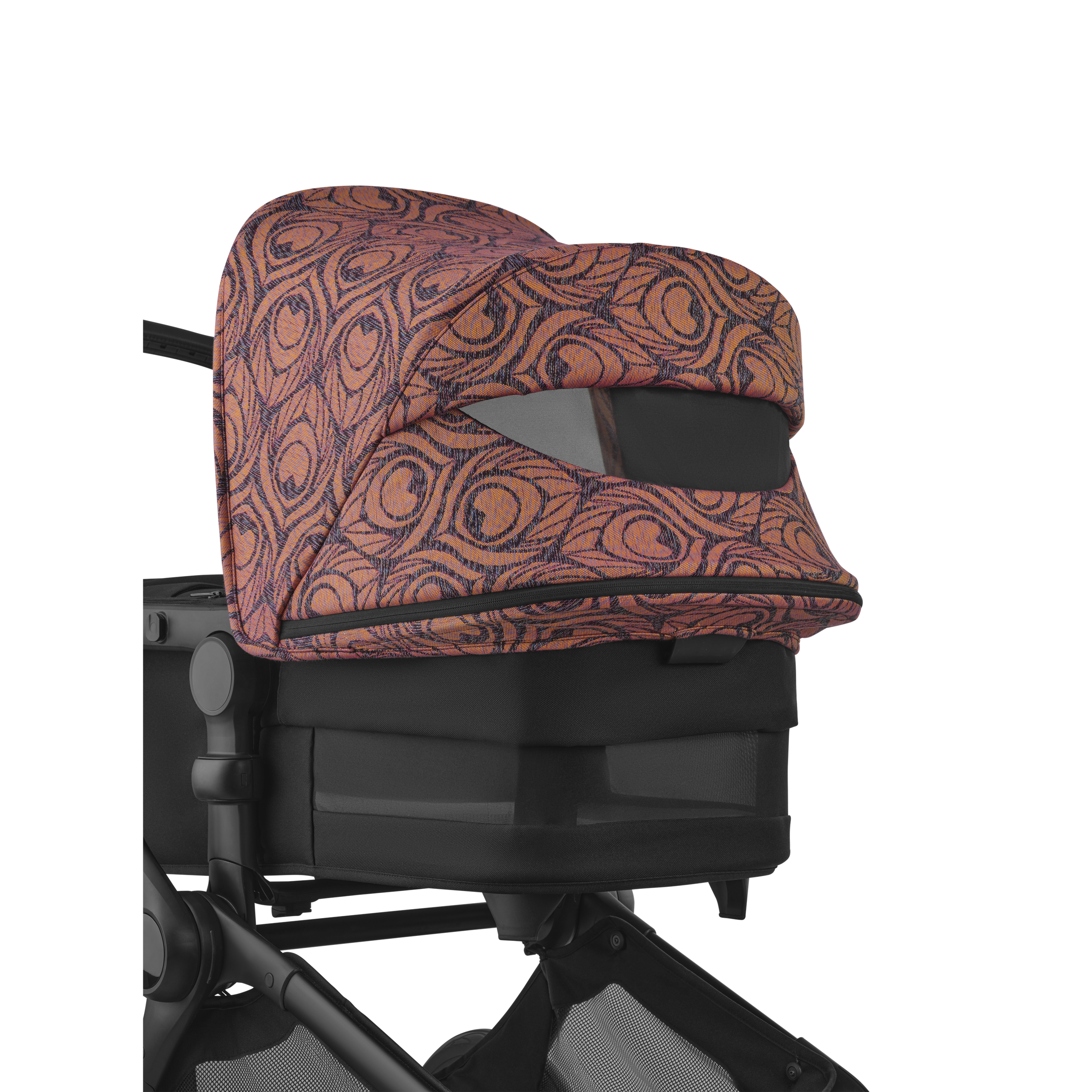Bugaboo X Artipoppe Fox 5 Renew Limited Edition 2-in-1 stroller black base, heritage black fabrics, bugaboo x artipoppe sun canopy - Thumbnail Slide 6 of 10