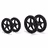 Bugaboo Donkey/Buffalo wheels replacement set BLACK (4x) - Thumbnail Slide 2 of 2