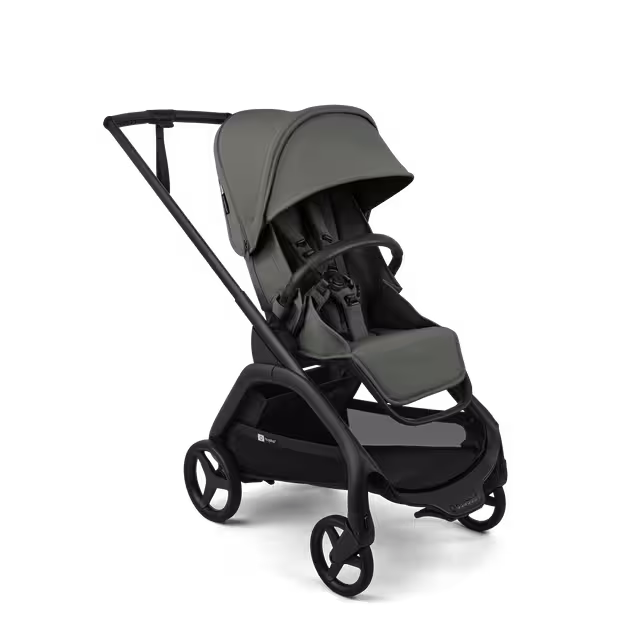 Bugaboo Dragonfly Plus 2-in-1 stroller black base, forest green fabrics, forest green sun canopy - Main Image Slide 3 of 11