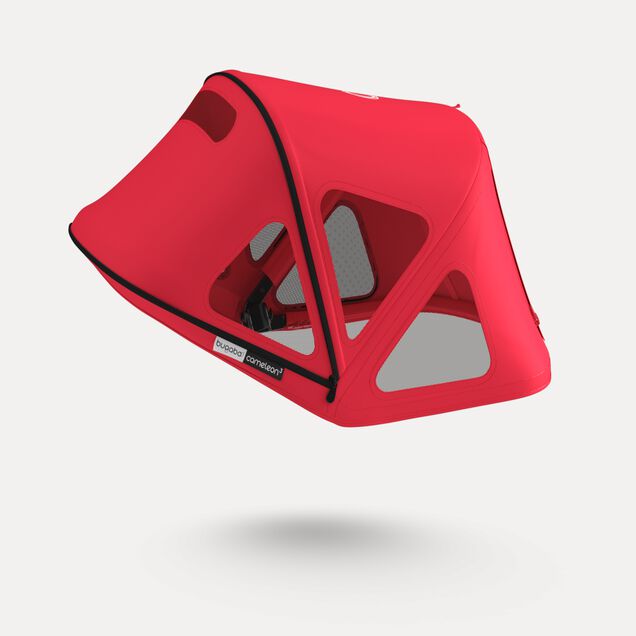 Bugaboo Fox/Cameleon3 breezy sun canopy NEON RED - Main Image Slide 3 of 8