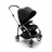 Bugaboo Bee 6 seat stroller black sun canopy, black fabrics, aluminium base - Thumbnail Slide 1 of 5