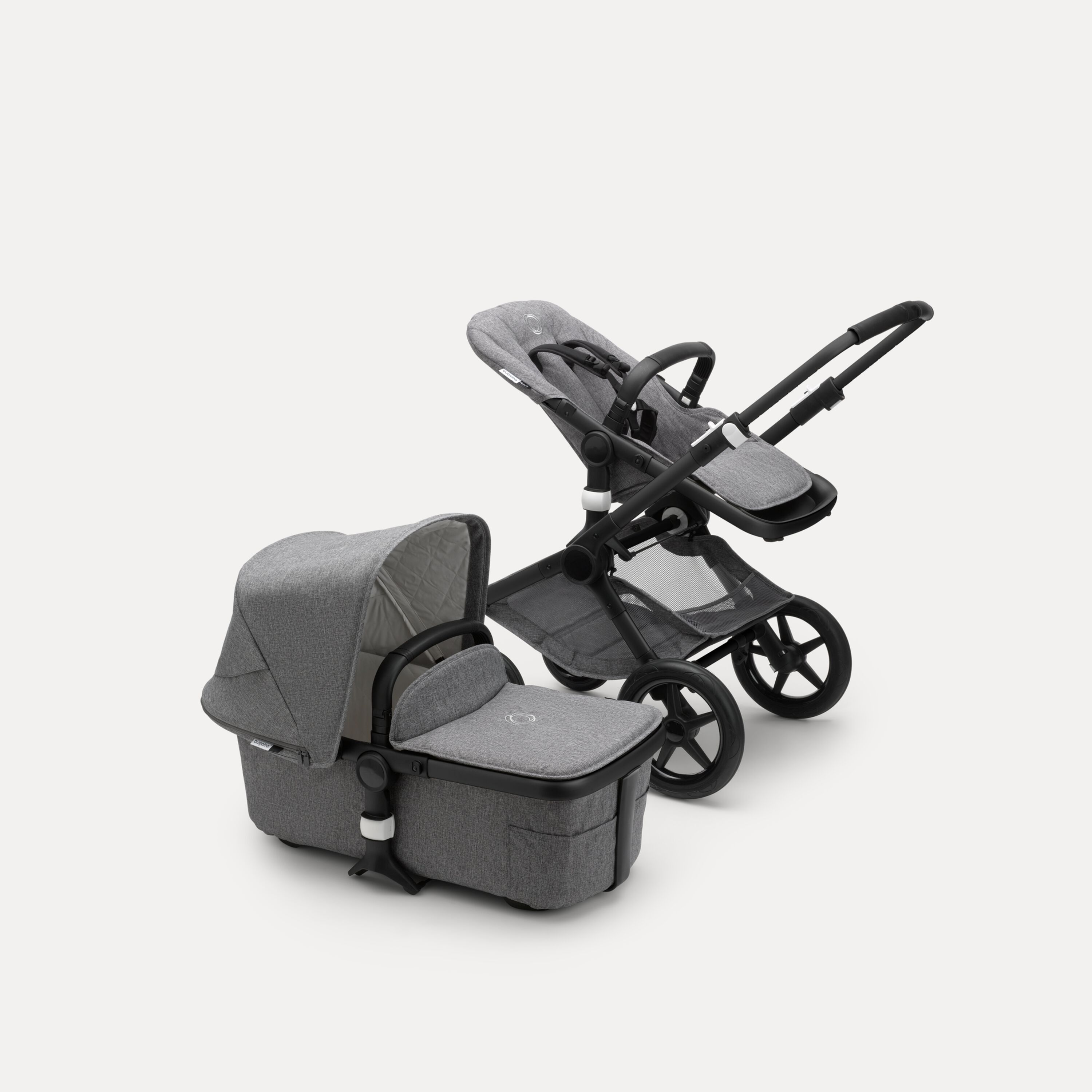 Refurbished Bugaboo Fox2 Classic complete BLACK/GREY MELANGE - Main Modal Image Slide 2 of 3