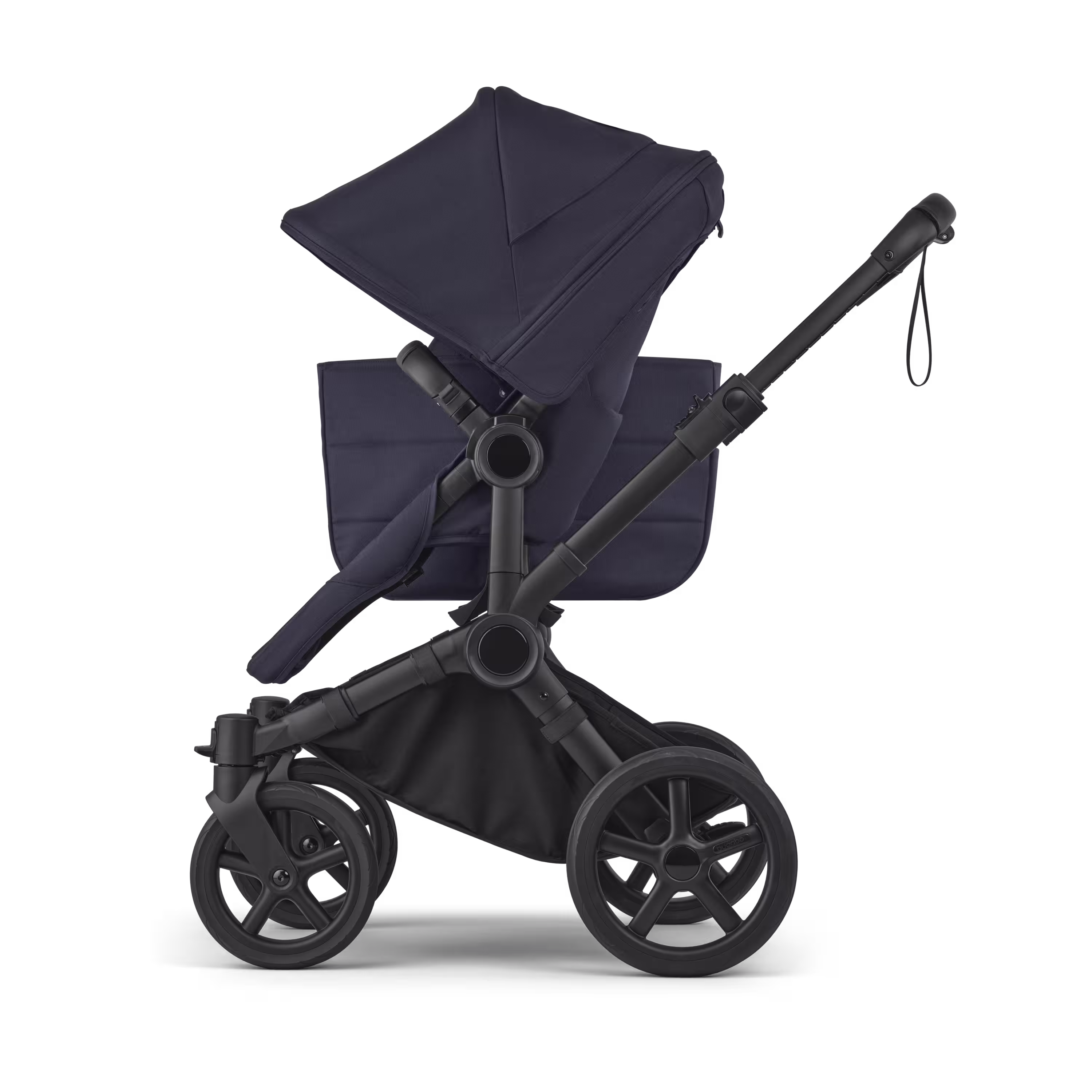 Bugaboo Donkey 6 2-in-1  pushchair black base, deep indigo fabrics, deep indigo sun canopy - Main Modal Image Slide 4 of 10