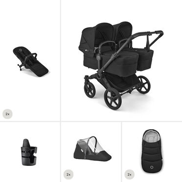 Bugaboo Donkey 6 Twin Essential stroller bundle