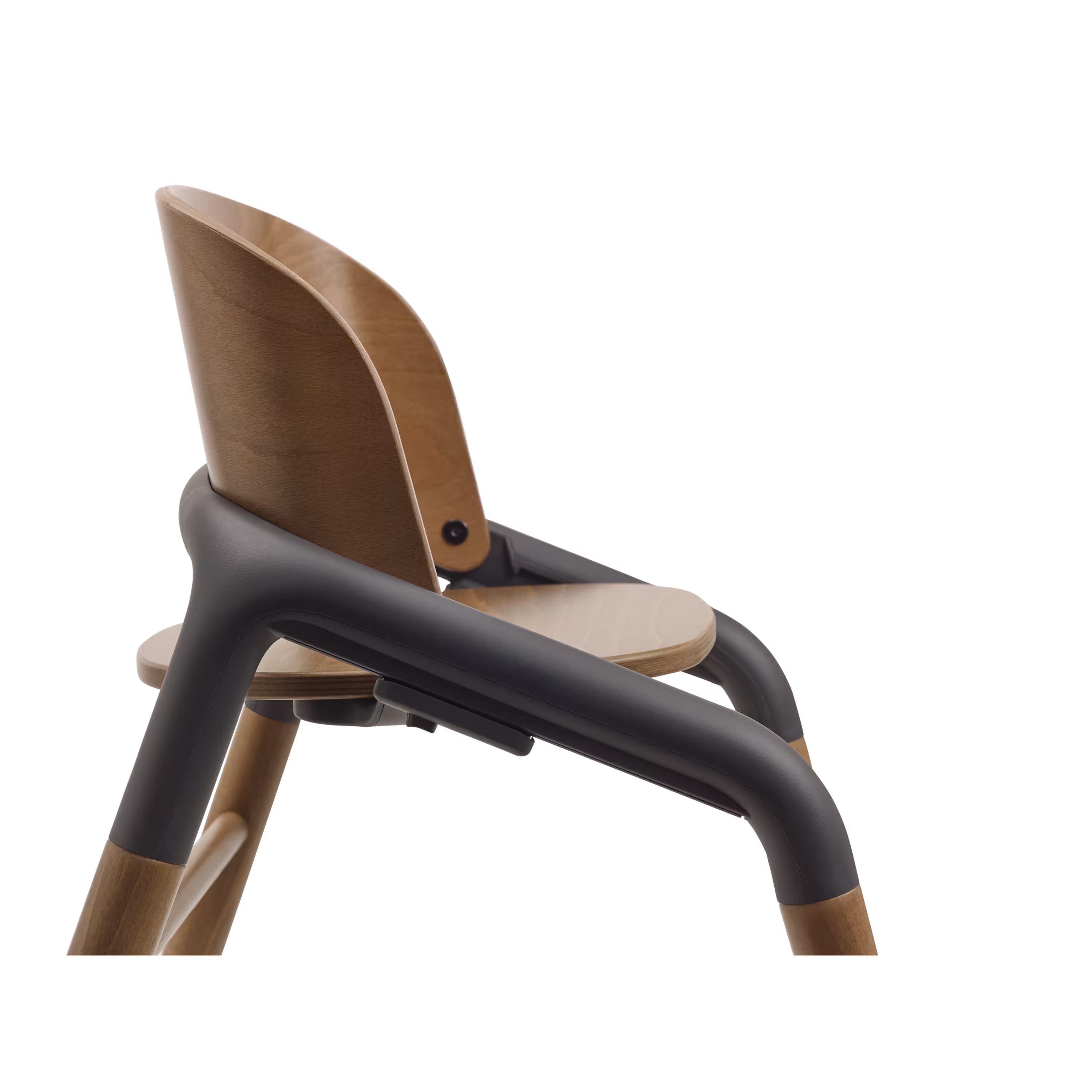 Seat of the Bugaboo Giraffe chair in warm wood/grey. - Main Modal Image Slide 4 of 6