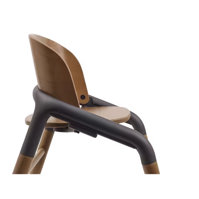 Seat of the Bugaboo Giraffe chair in warm wood/grey. - Main Image Slide 4 of 6
