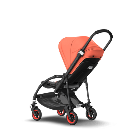 EMEA - Bee 5 seat stroller Coral collection, black chassis