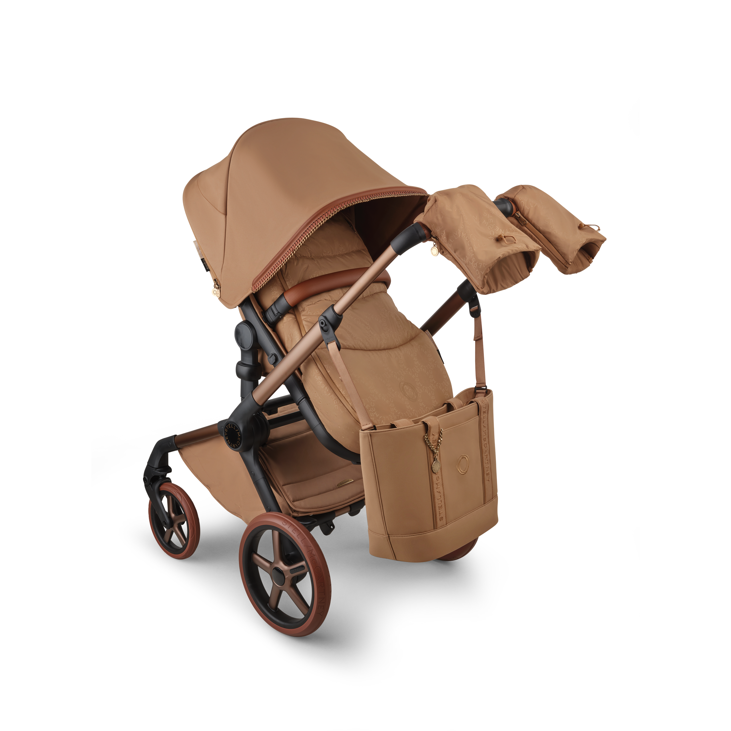 Bugaboo x Stella McCartney Footmuff tobacco brown - Thumbnail Slide 7 of 7