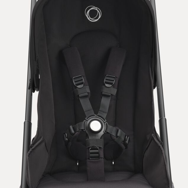 Bugaboo Dragonfly seat pram black base, desert taupe fabrics, desert taupe sun canopy - Main Image Slide 13 of 16