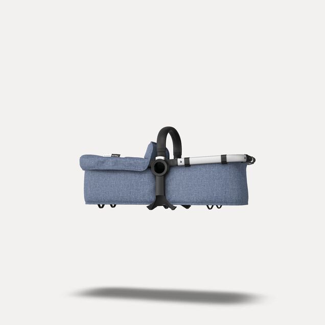 Bugaboo Donkey2 Carrycot Fabric Complete AU BLUE MELANGE - Main Image Slide 4 of 6