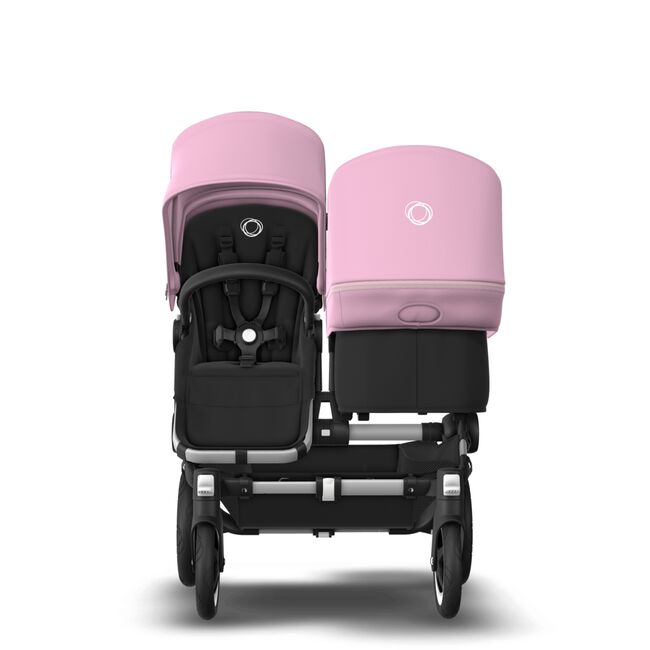 US - D2D stroller bundle aluminum, black, soft pink - Main Image Slide 3 of 3