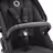 Refurbished Bugaboo Fox 5 bassinet and seat stroller black base, grey melange fabrics, misty white sun canopy - Thumbnail Slide 10 of 11