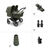 Bugaboo Donkey 5 Twin Unverzichtbare Kinderwagen-Sets - Thumbnail Slide 1 of 5