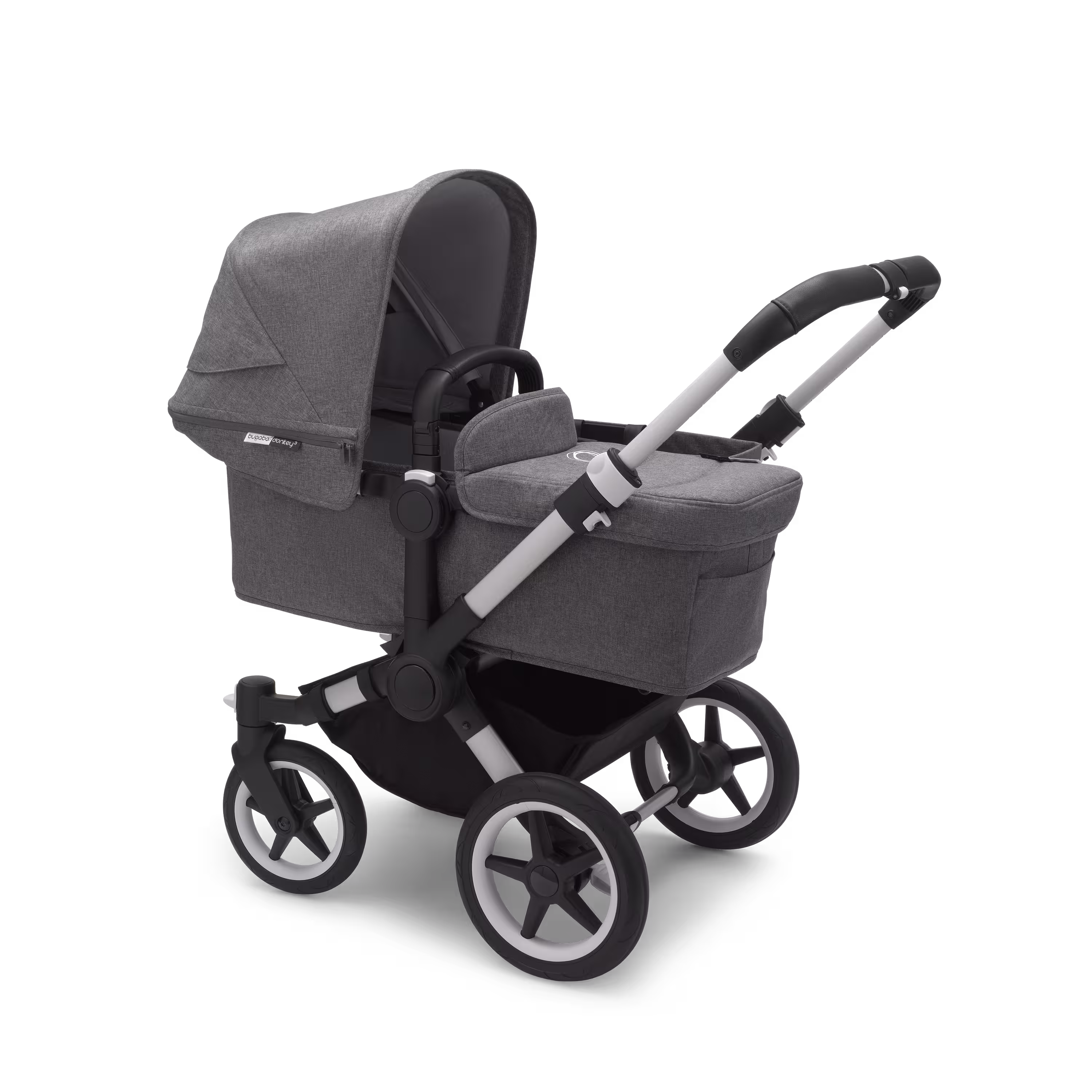Refurbished Bugaboo Donkey3 mono compl UK ALU/GREY MELANGE-GREY MELANGE - Main Modal Image Slide 2 of 3