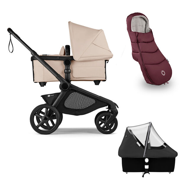 Bugaboo Kangaroo Single-to-double Stroller Winter Bundle - Main Image Slide 1 of 4