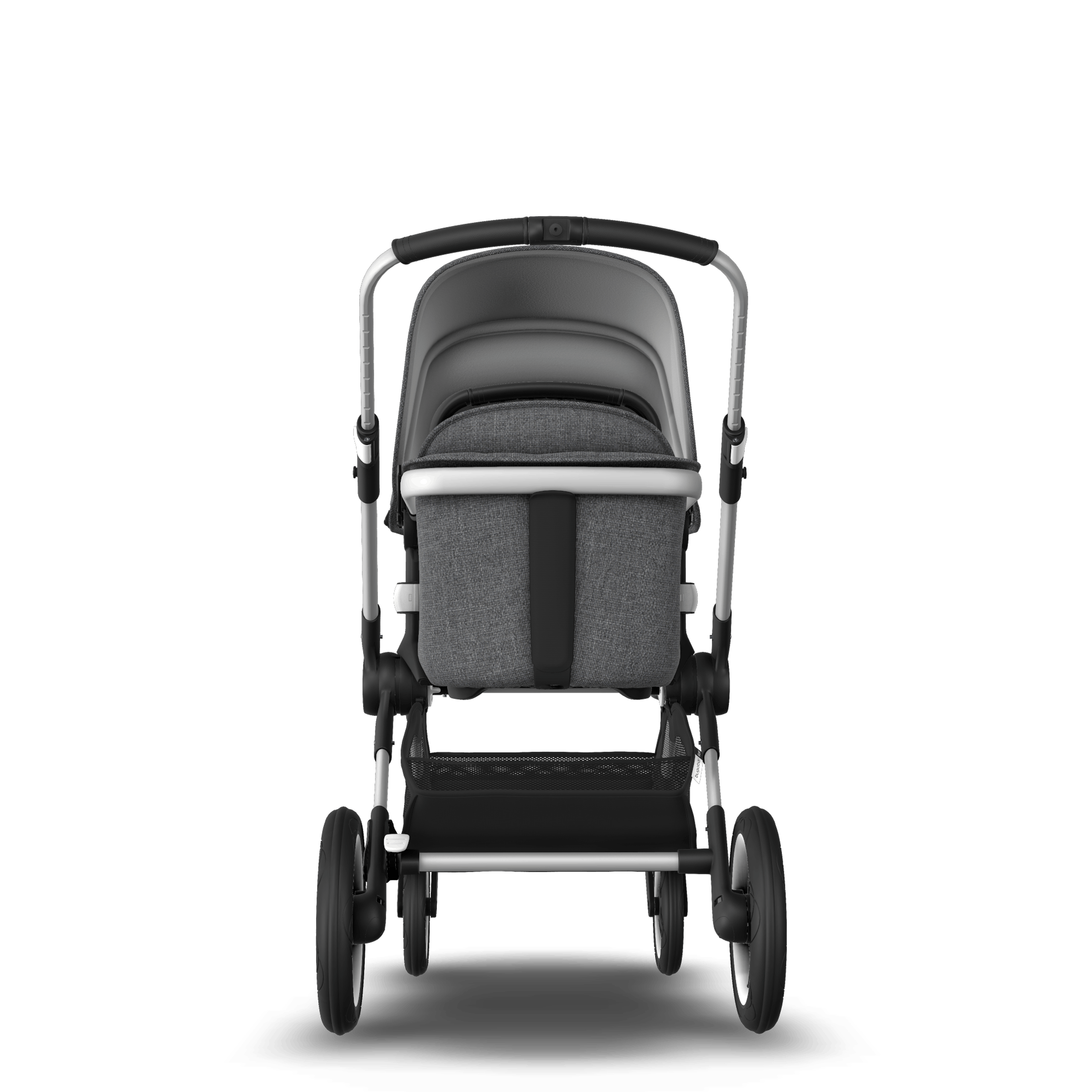 Refurbished Bugaboo Fox complete ALU/GREY MELANGE-GREY MELANGE - Thumbnail Slide 3 van 6
