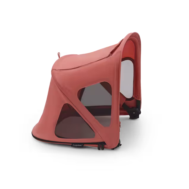 Refurbished Bugaboo Fox/Cameleon3/Lynx breezy sun canopy v2 SUNRISE RED - Main Image Slide 1 of 1